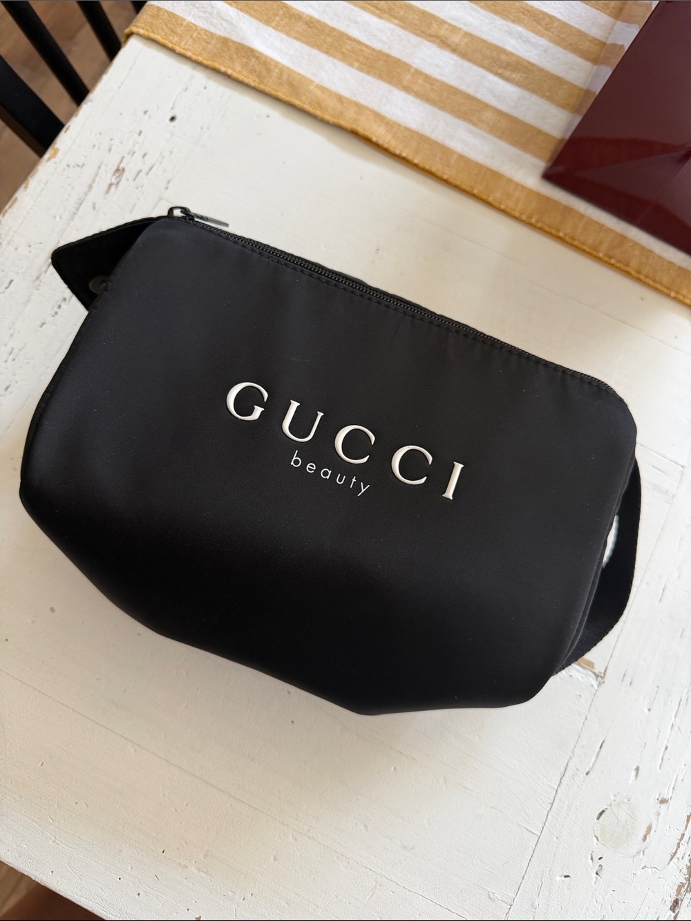 Gucci Black Beauty Men's Toiletry Pouch